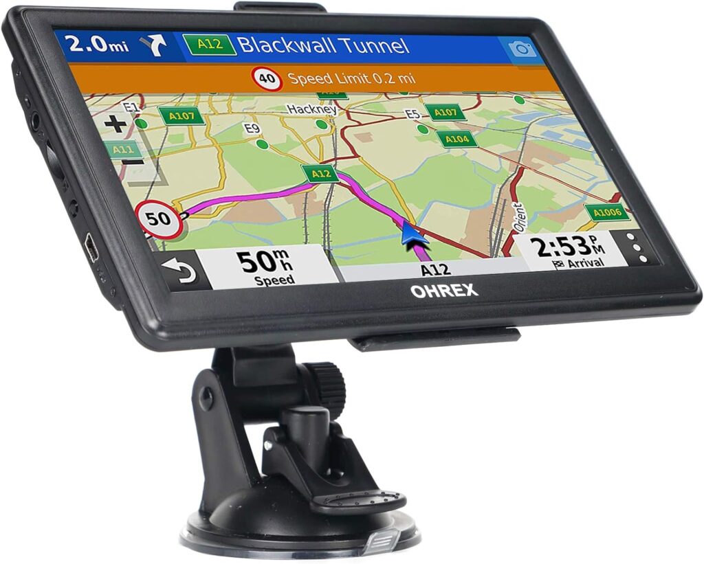 N700 GPS Navigation for Car Truck RV, GPS Navigator with 7 inch, 2024 Maps (Free Lifetime Updates), Truck GPS Commercial Drivers, Semi Trucker GPS Navigation System, Custom Truck Routing