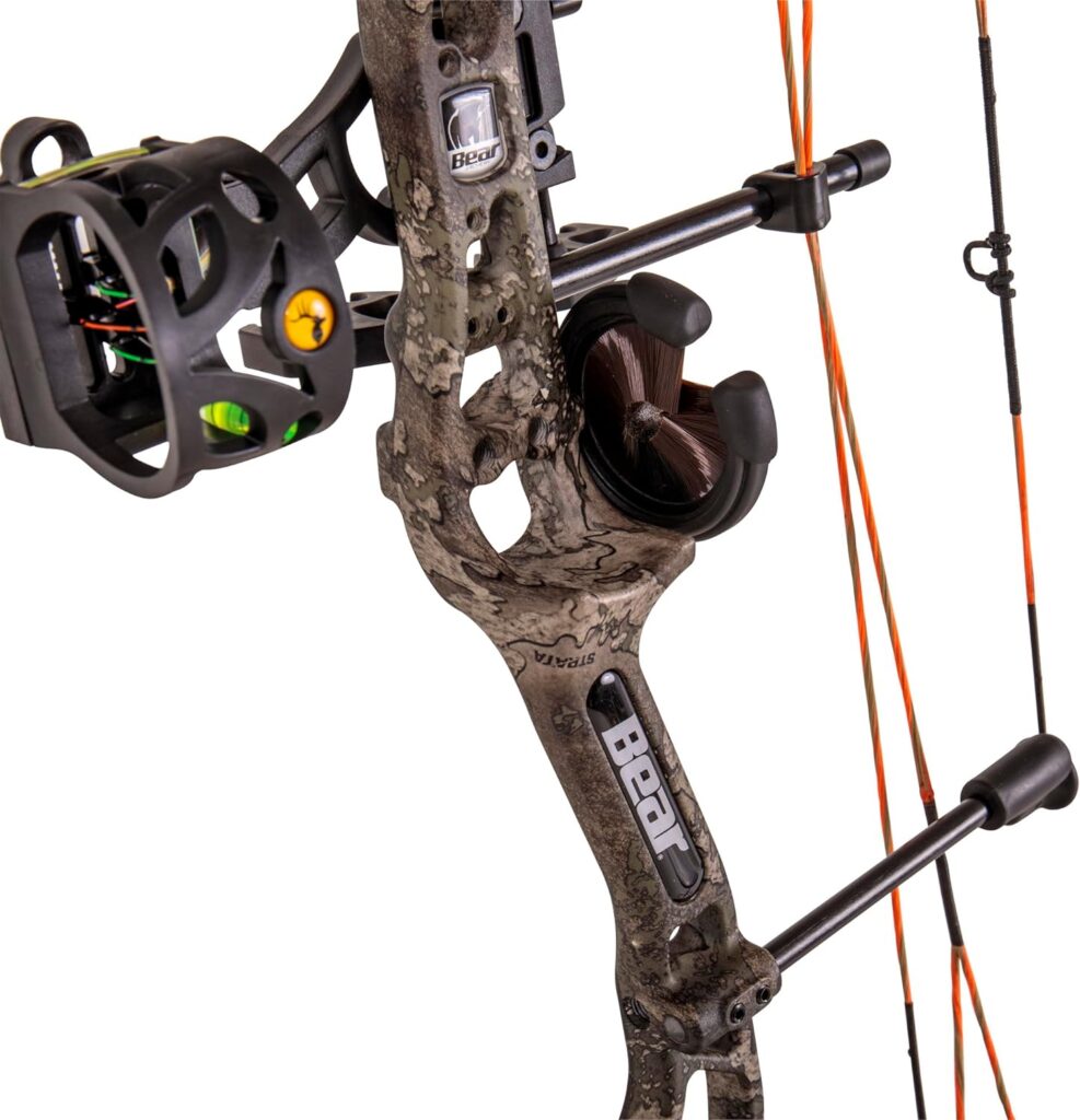 Bear Archery Royale Ready to Hunt Compound Bow Package for Adults and Youth, 12”- 27” Draw Length, 5-50 Lbs Draw Weight, Up to 290 FPS, Limbs Made in USA, Limited Life-Time Warranty