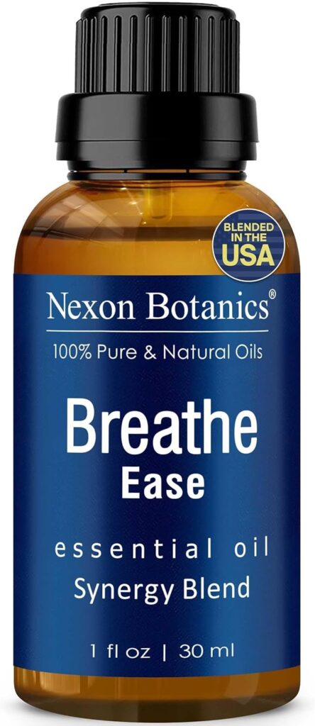 Breathe Essential Oil Blend 30 ml - Breath Easy Essential Oil Sinus Relief - Breathe Ease Essential Oils for Humidifier, Diffuser, Aromatherapy - Nexon Botanics