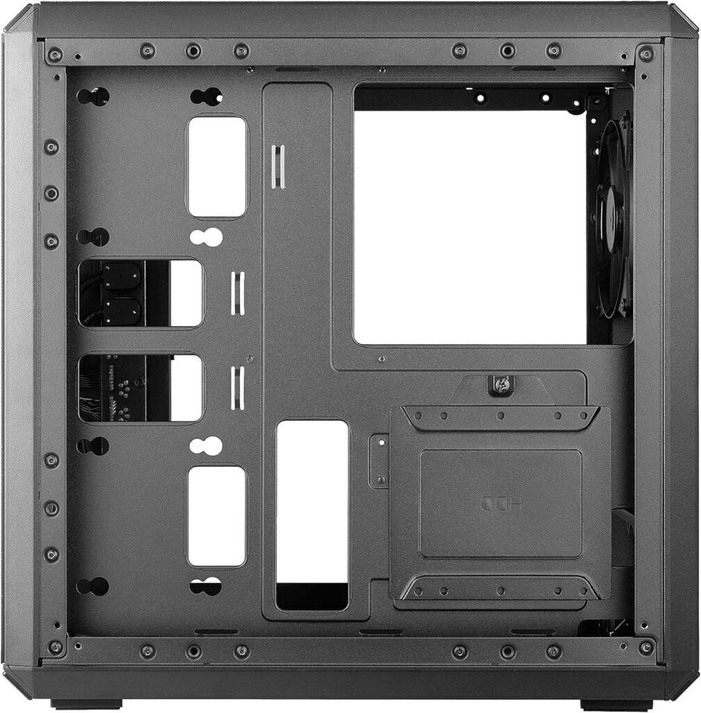 Cooler Master MasterBox Q300L Micro-ATX Tower with Magnetic Design Dust Filter, Transparent Acrylic Side Panel, Adjustable I/O  Fully Ventilated Airflow, Black (MCB-Q300L-KANN-S00)