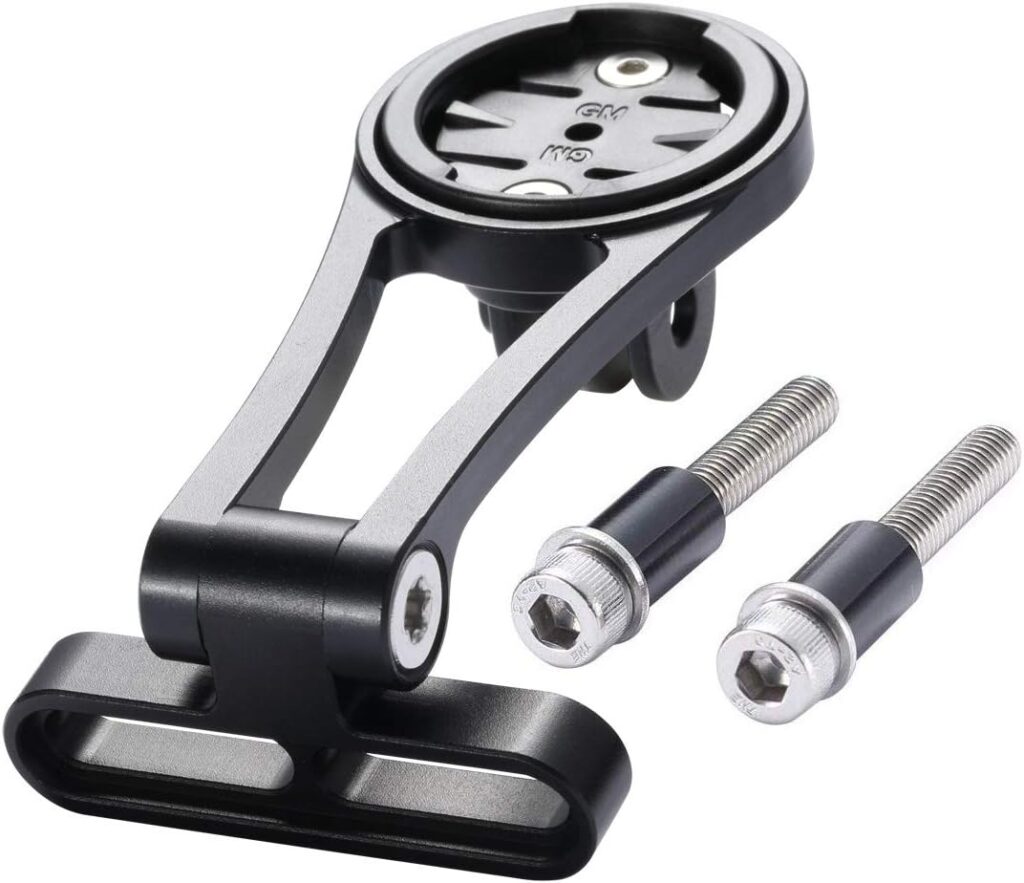 Dymoece Adjustable Out Front Bike Computer Combo Extended Mount for Garmin Edge Gopro 25 130 200 500 510 520 800 810 820 1000 1030