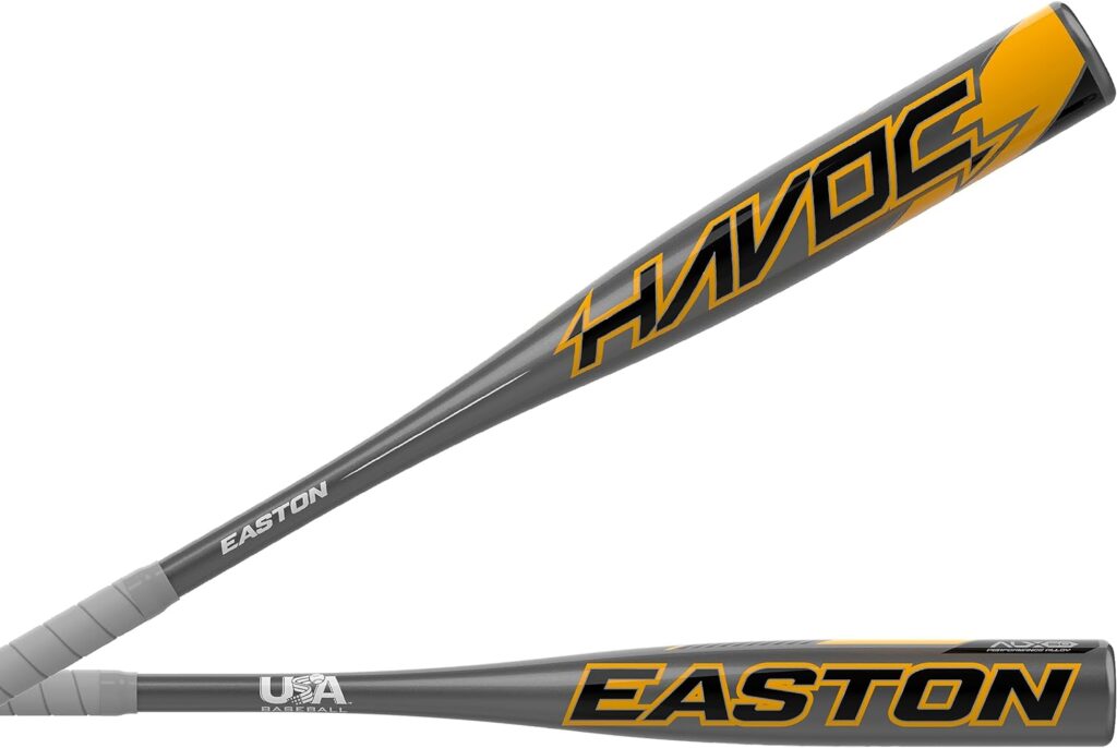 Easton | Havoc Baseball Bat | USA | -10 Drop | 2 1/4 Barrel | 1 Pc. Aluminum