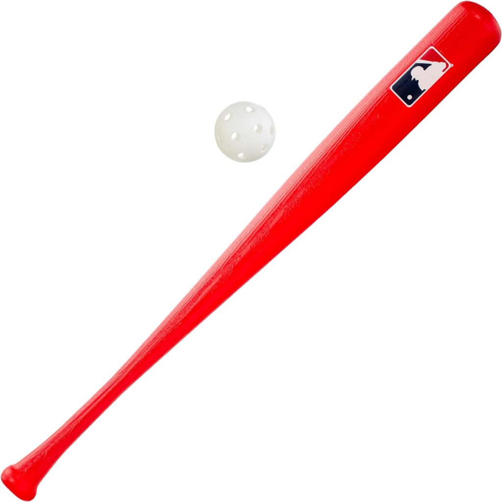 Franklin Sports Plastic Baseball Bat + Ball Set - MLB Kids Plastic Bats - Lightweight Kids Bat + Plastic Baseball Set - 30 Youth Baseball Bat - Multiple Colors