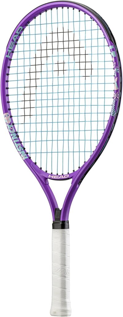 HEAD Instinct Kids Ten NIS Racquet - Beginners Pre-Strung Light Balance Jr Racket - 21