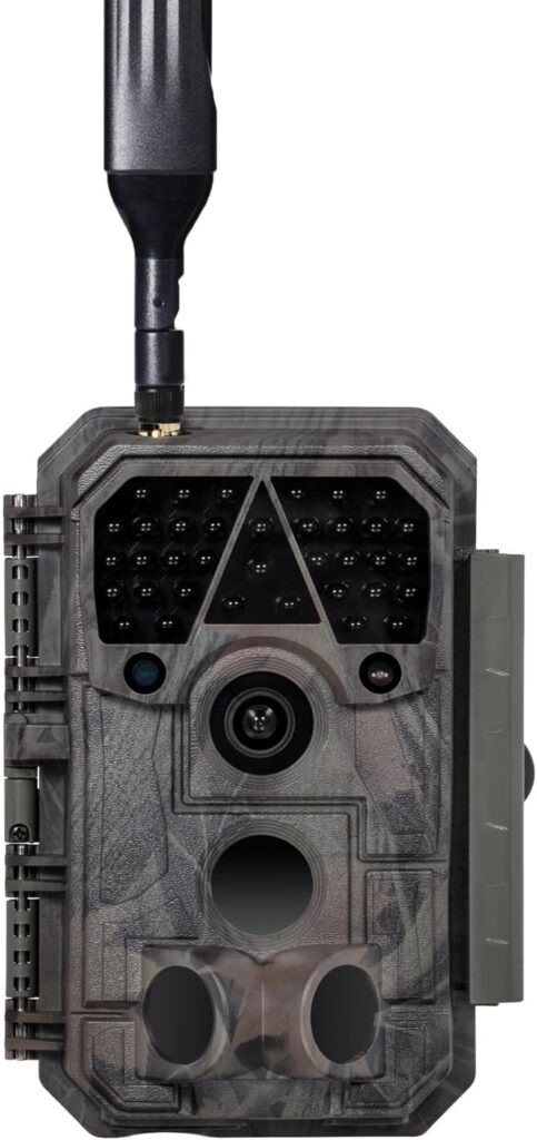 Meidase S900 Cellular Trail Camera, 4G LTE Game Camera, 32MP 1296p, Lite Video, 100ft No Glow Night Vision, Send Pictures to Your Cell Phone for Deer Wildlife Monitoring, Hunting, Home Security