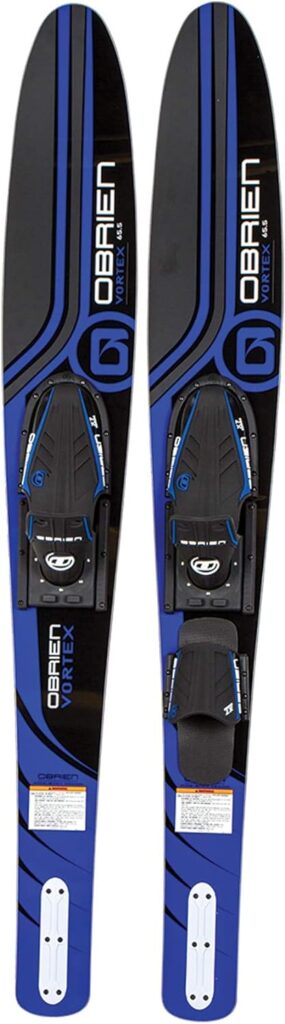 OBrien Vortex Widebody Combo Water Skis 65.5, Blue (2181132)