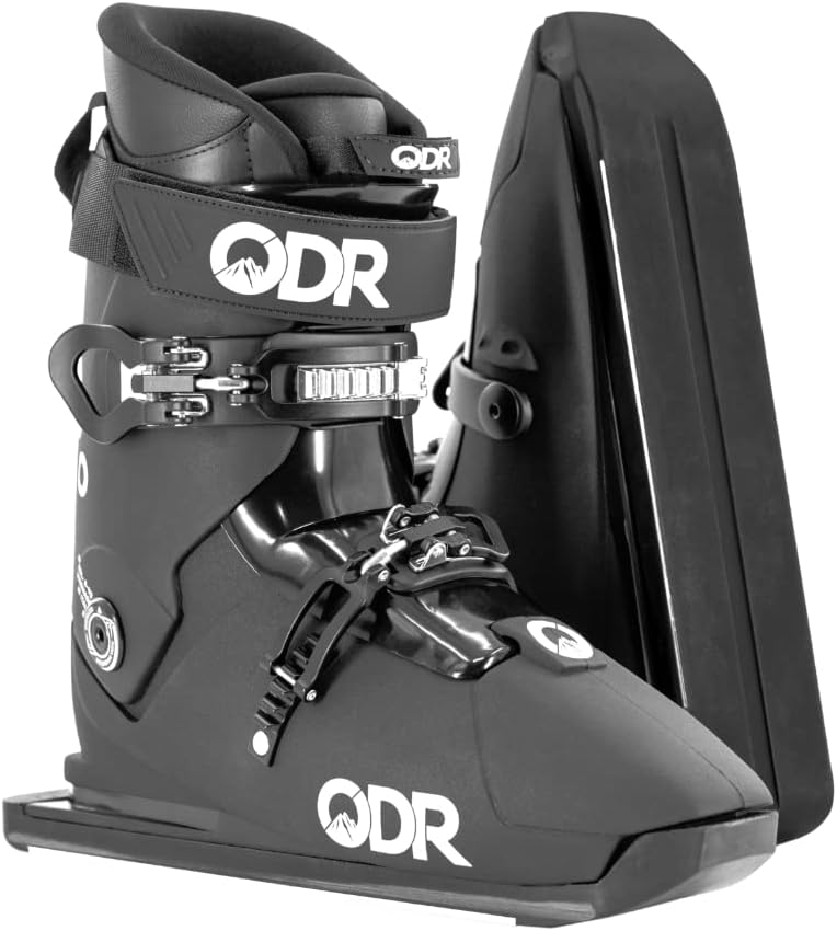 ODR – R43 Snow Skates | Mini Ski Skates for Snow | Skiboot skis | Short Skis Snowblades | Snowskates | Sleddogs