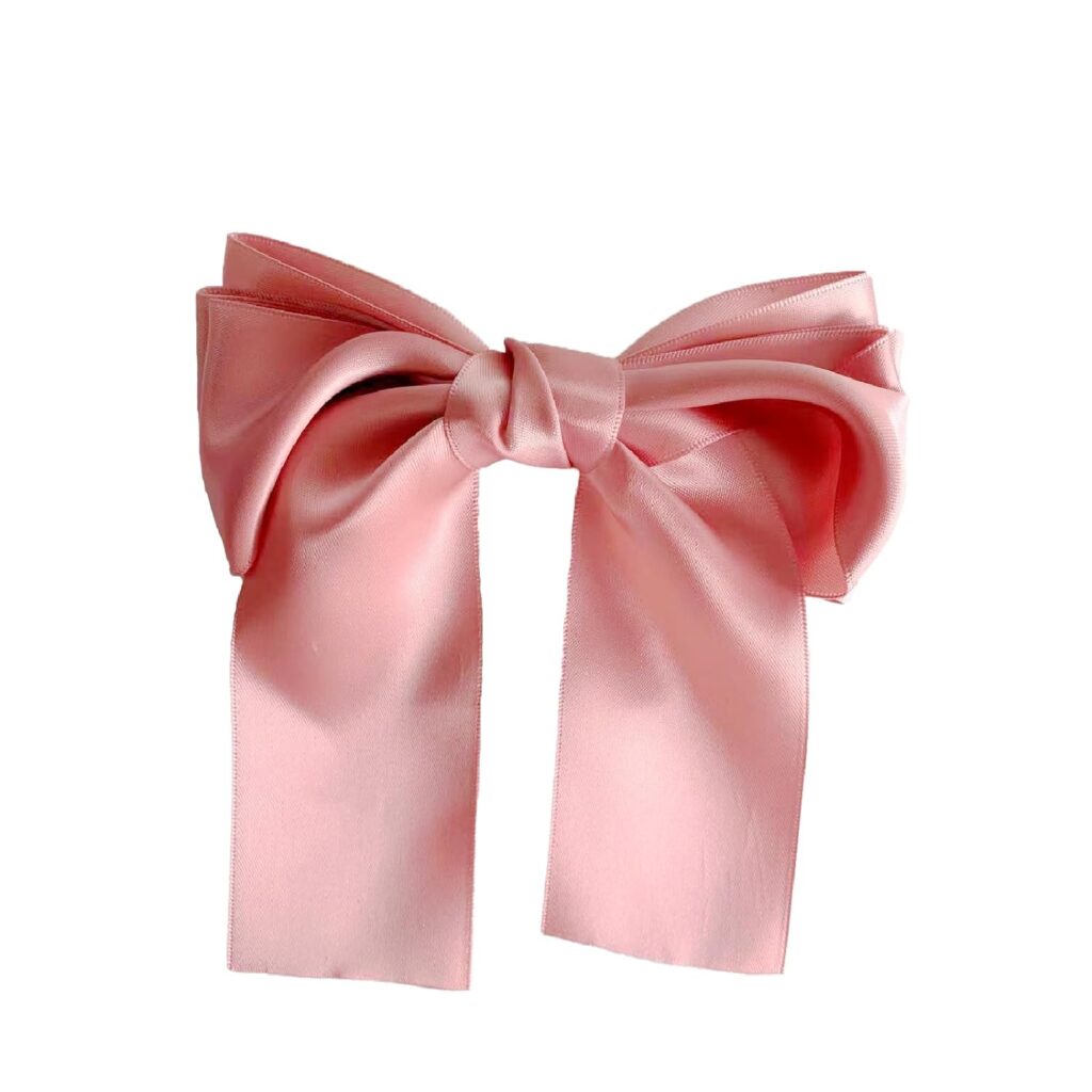 Oliver Emilia Silky Satin Hair Bows Set - Exquisite Hair Accessories for Girls and Women - Elevate Your Style with Timeless Elegance - Perfect for Every Occasion, Ideal for All Ages