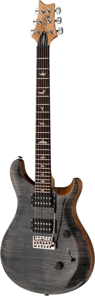 PRS Paul Reed Smith 6 String SE Custom 24 Electric, Charcoal with Gigbag, Right (107993::CH:)