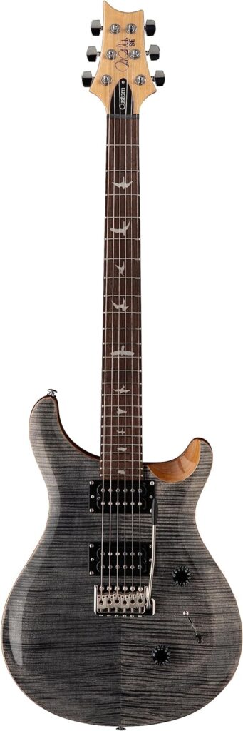 PRS Paul Reed Smith 6 String SE Custom 24 Electric, Charcoal with Gigbag, Right (107993::CH:)