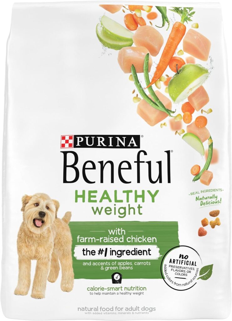 Purina Beneful Healthy Weight Dry Dog Food With Farm-Raised Chicken - (Pack of 4) 3.5 lb. Bags