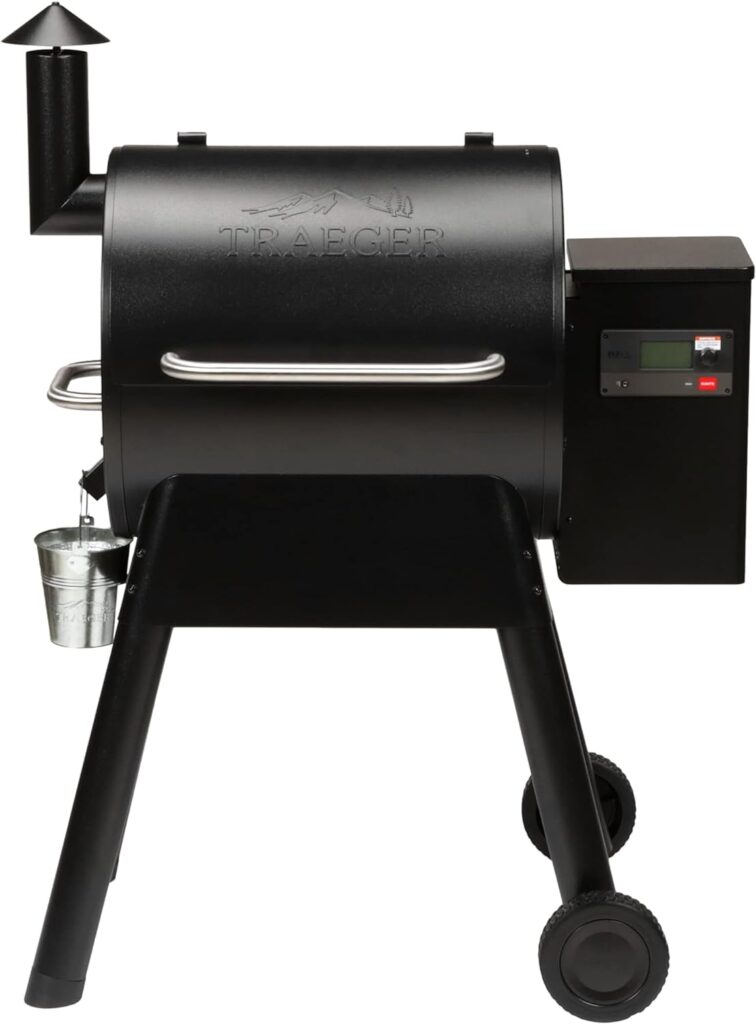 Traeger Grills Pro 575 Electric Wood Pellet Grill and Smoker with WiFi and App Connectivity, Black