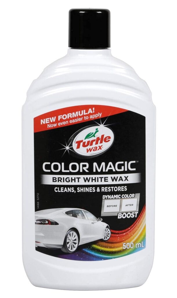 Turtle Wax 52712 Professional Finish Color Magic Car Paintwork Polish - Restores, Cleans Shines - Long Lasting Protection with Dynamic Color Boost - Easy to Use - White, 500m